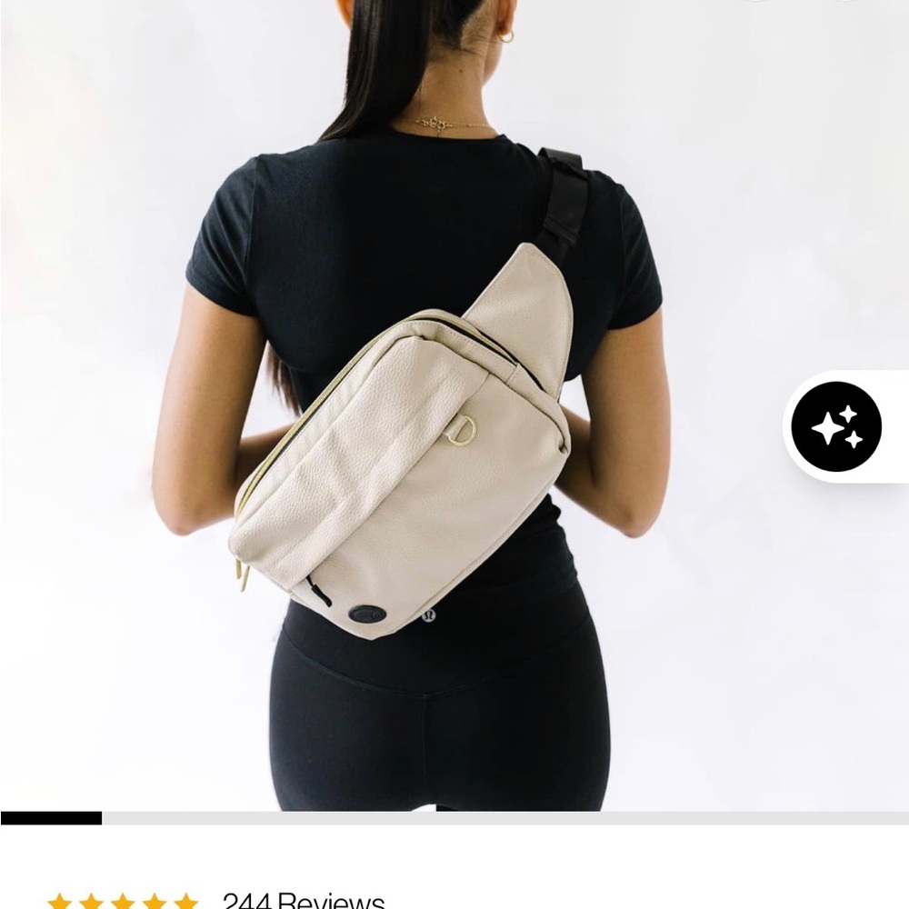 Cream Crossbody Bag